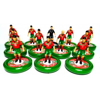 Subbuteo Andrew Table Soccer Morocco 2022 World cup team on WSB Professional bases